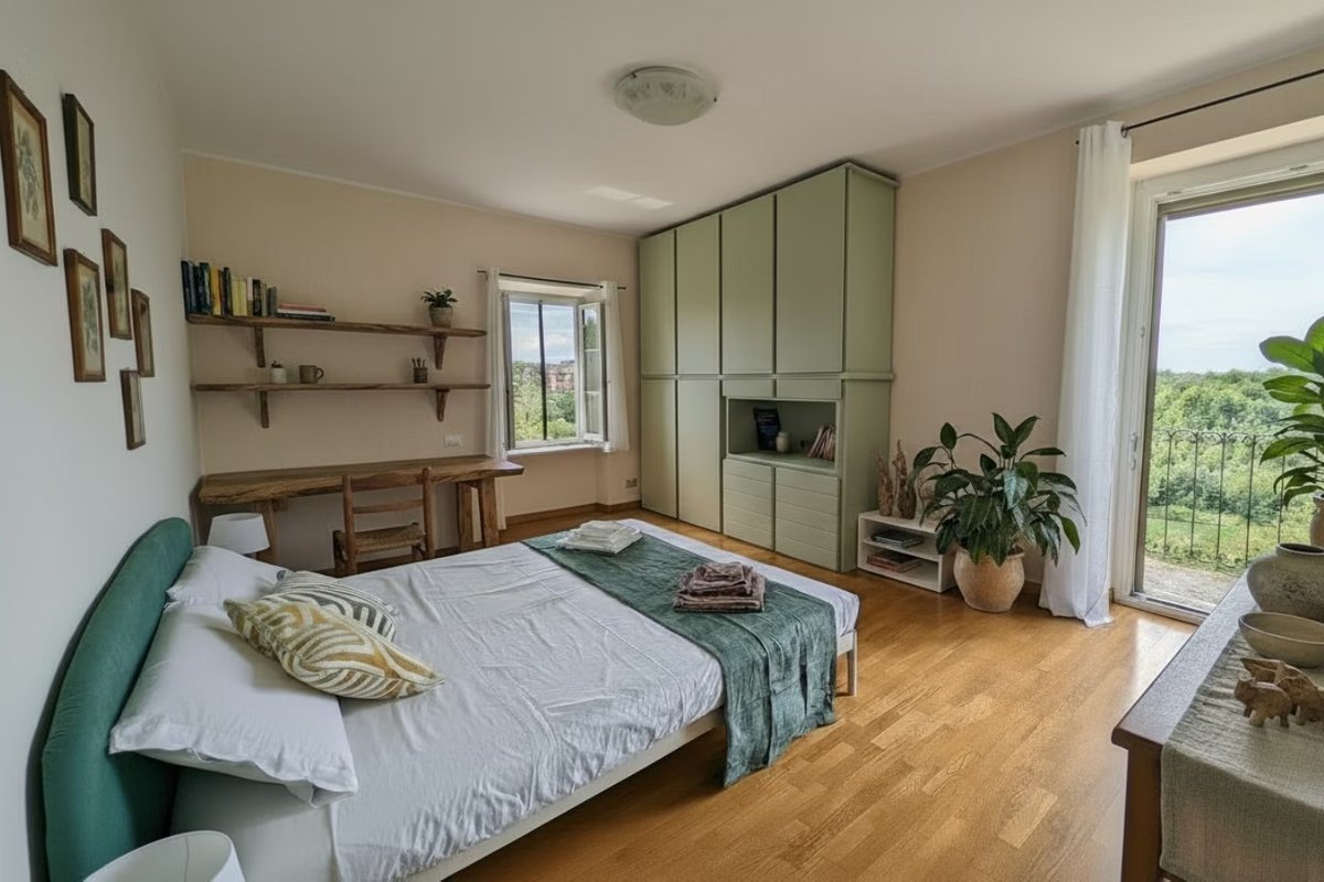 Bedroom with a view · dopo